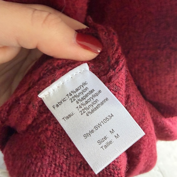 Elan Vanilla Sweater in Brick Size Medium - Picture 3 of 6